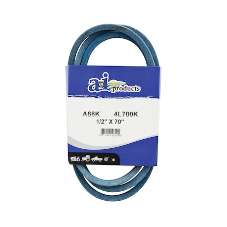 A & I Products Aramid Blue V-Belt (1/2" X 70" ) 11" x5" x2" A-A68K